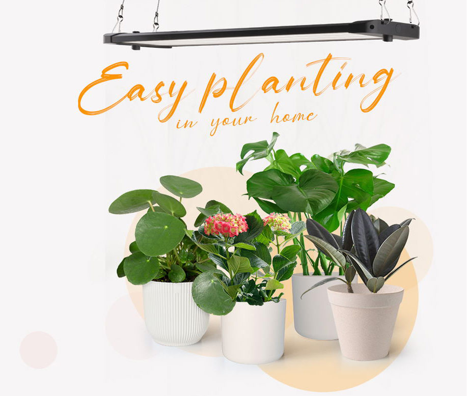 TG102 24W MultiUsages Grow Lights for Seed Starting Best Grow Lights